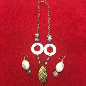 Hand Made Necklace & Earrings
